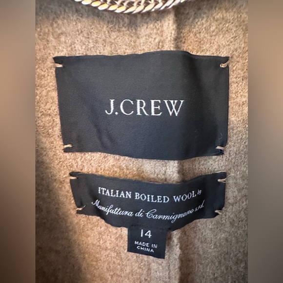 JCREW Daphne topcoat in Italian boiled wool size 14 - Picture 3 of 8